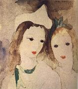 Marie Laurencin Two children oil